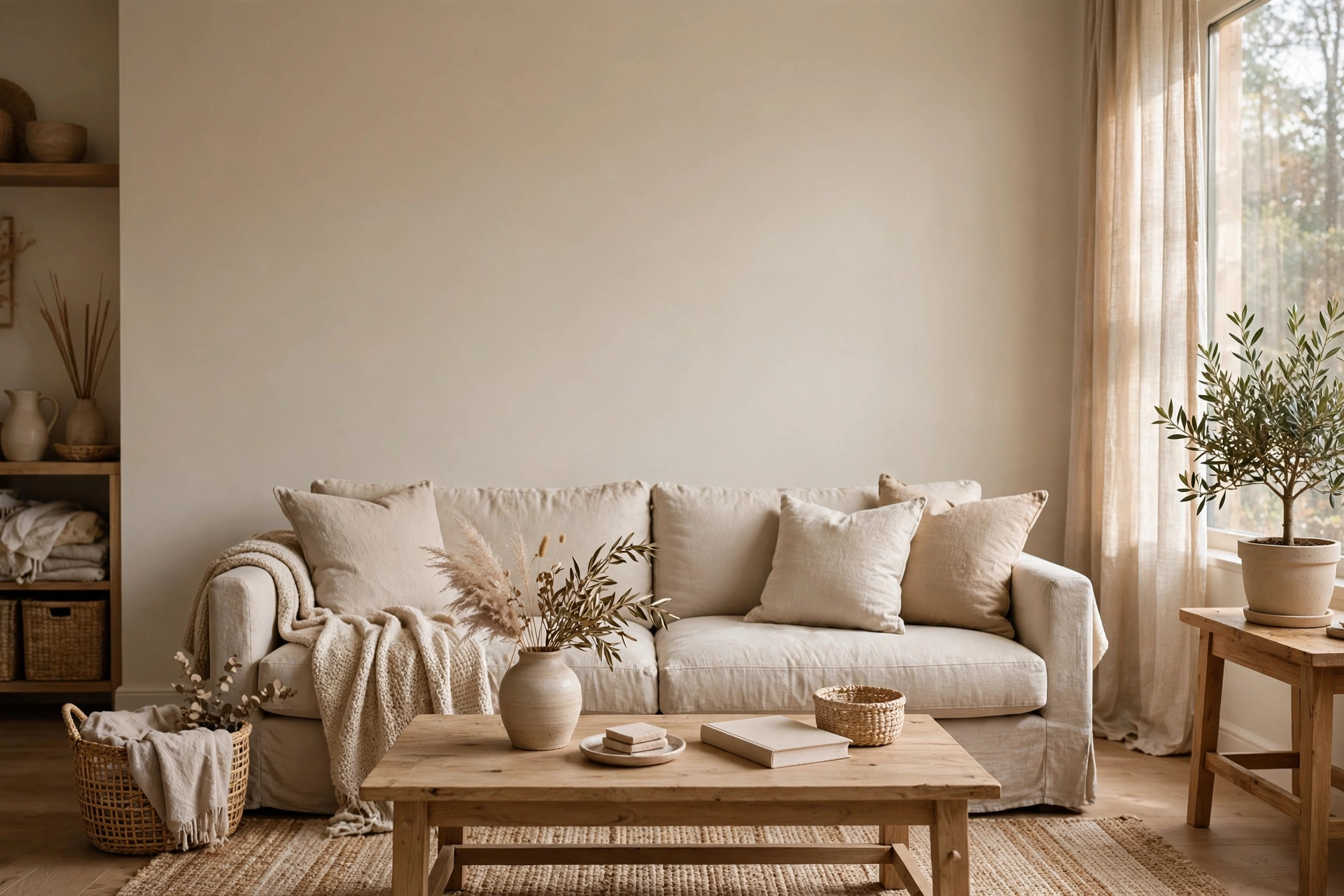Artwork previewed in a living room