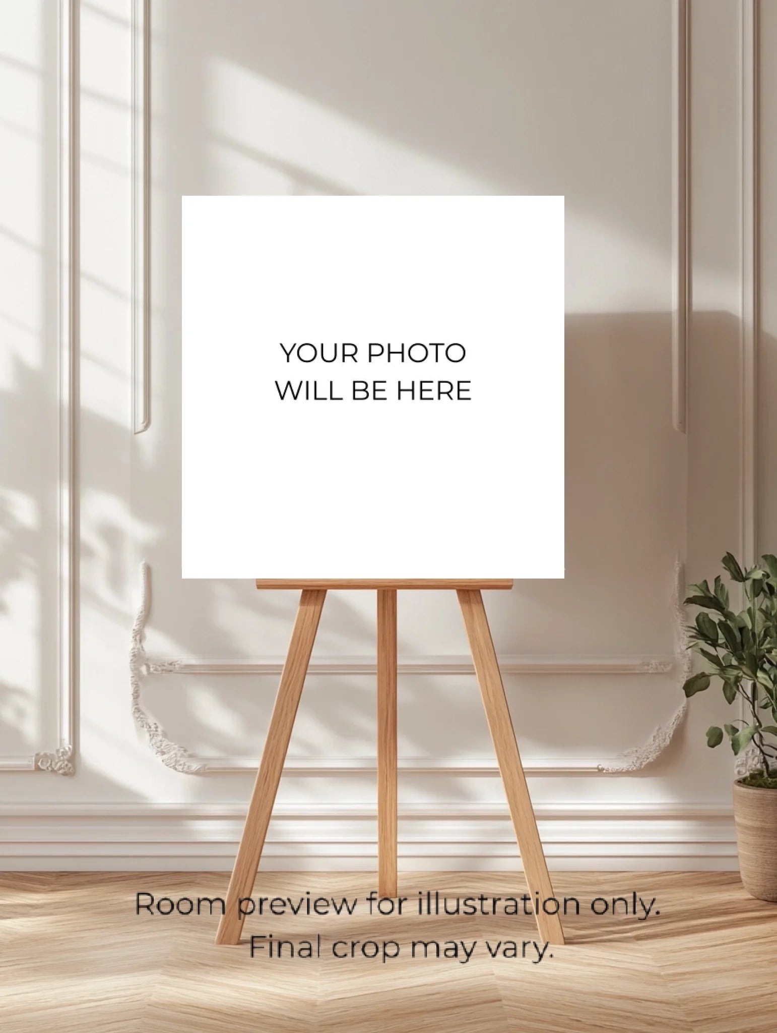 Molbertas mockup Square