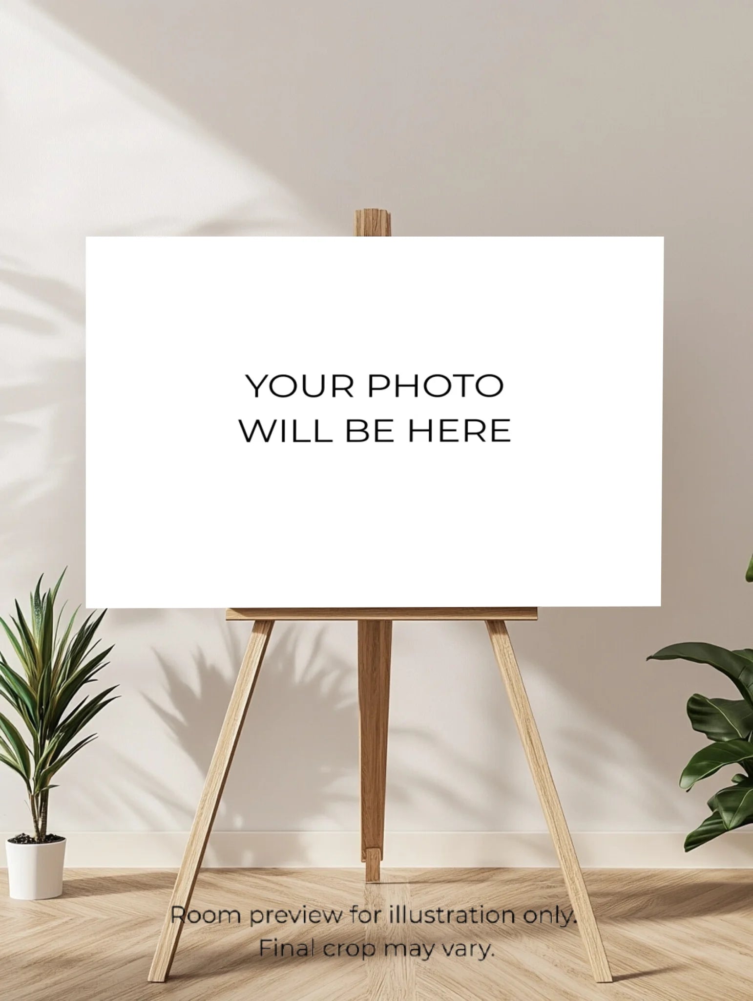 Molbertas mockup Horizontal